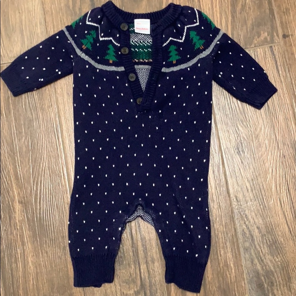 Baby one piece sweater romper